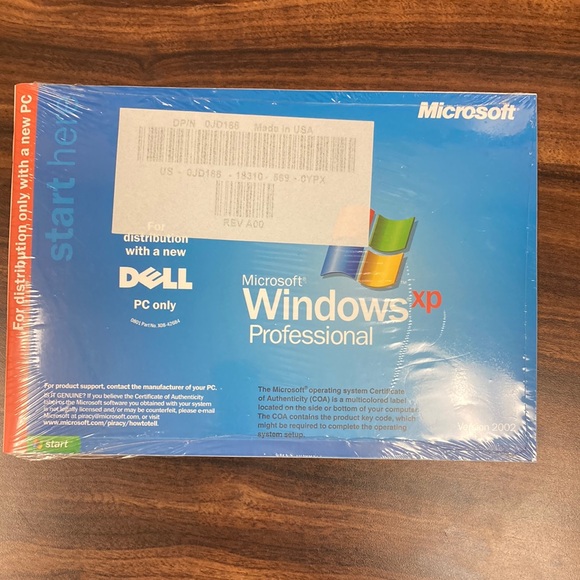 Dell Blue Windows XP Professional Software Package - Picture 1 of 2